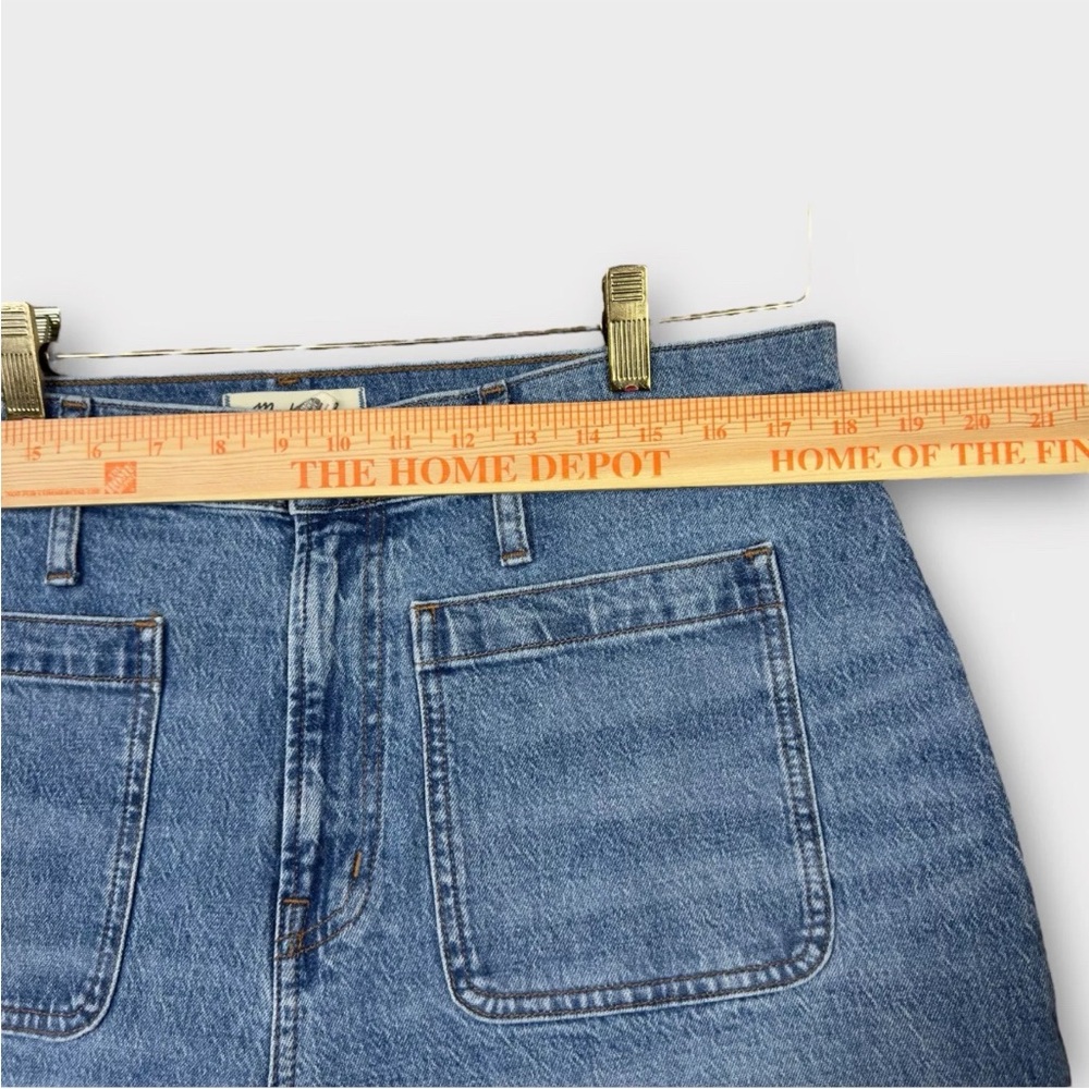 Madewell The Perfect Vintage Wide Leg Jeans Womens 32 Fit 34x31 Blue Denim Baggy - Picture 13 of 15